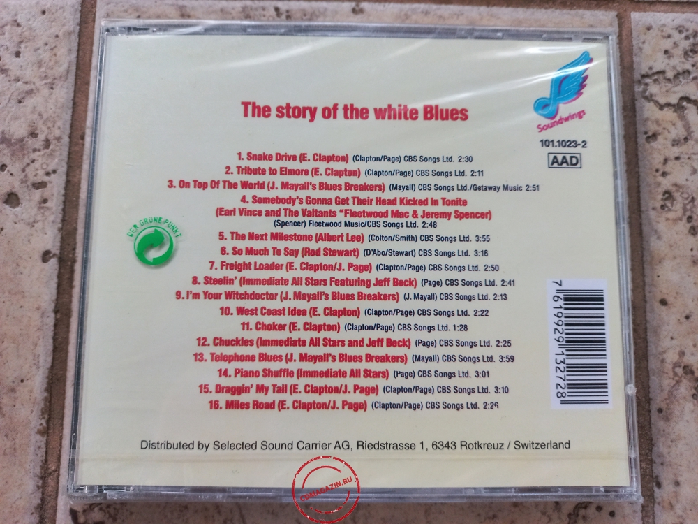 Audio CD: VA The Story Of The White Blues (1989) Compilation Audio CD: VA The Story Of The White Blues (1989) Compilation