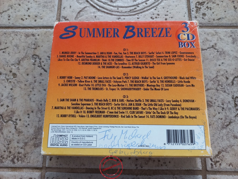 Audio CD: VA Summer Breeze () Compilation Audio CD: VA Summer Breeze () Compilation