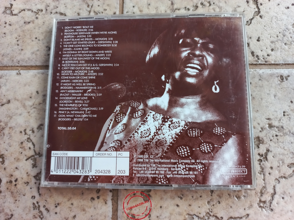 Audio CD: Sarah Vaughan (2000) Come Rain Or Come Shine