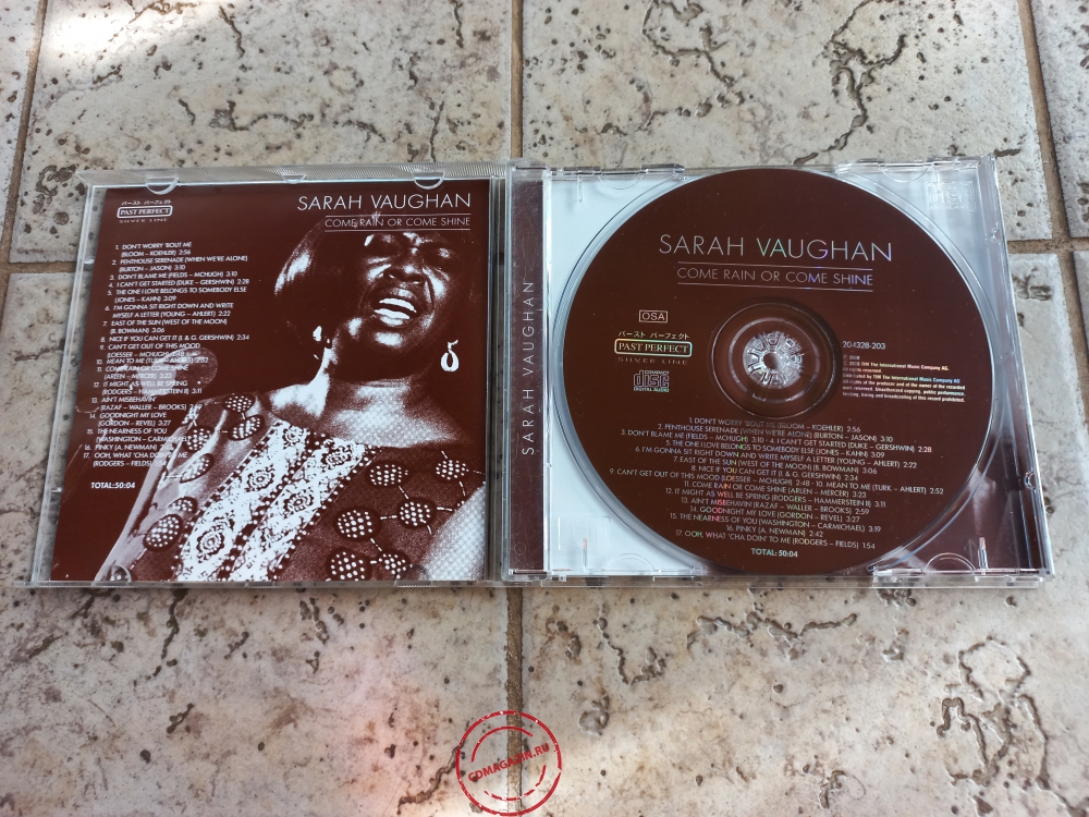 Audio CD: Sarah Vaughan (2000) Come Rain Or Come Shine