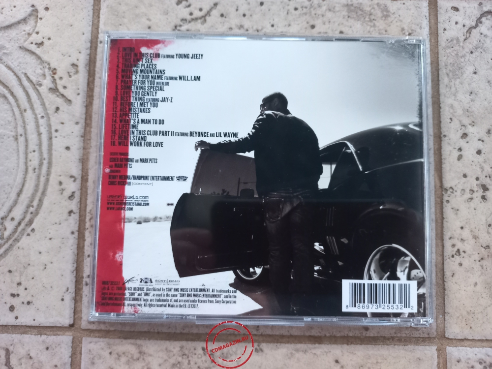 Audio CD: Usher (2008) Here I Stand Audio CD: Usher (2008) Here I Stand