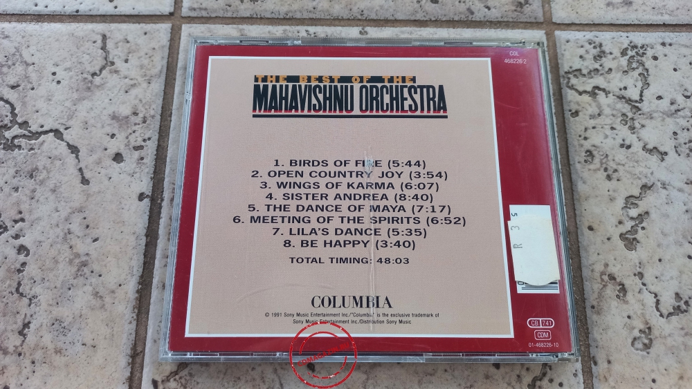 Audio CD: Mahavishnu Orchestra (1980) The Best Of The Mahavishnu Orchestra Audio CD: Mahavishnu Orchestra (1980) The Best Of The Mahavishnu Orchestra