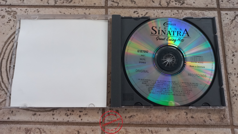 Audio CD: Frank Sinatra (1961) Great Swing Hits Audio CD: Frank Sinatra (1961) Great Swing Hits