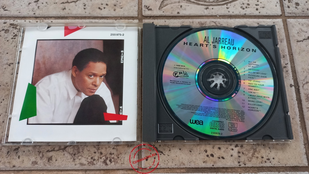 Audio CD: Al Jarreau (1988) Heart's Horizon Audio CD: Al Jarreau (1988) Heart's Horizon