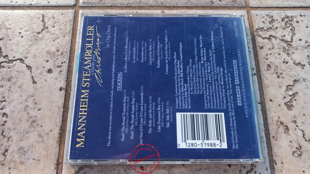 Audio CD: Mannheim Steamroller (1988) A Fresh Aire Christmas Audio CD: Mannheim Steamroller (1988) A Fresh Aire Christmas