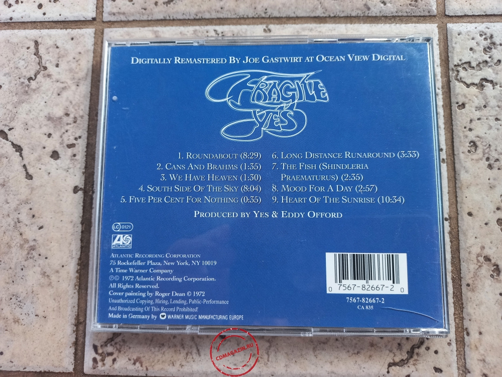 Audio CD: Yes (1971) Fragile
