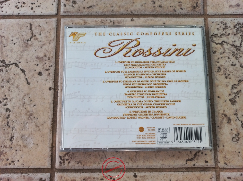 Audio CD: Gioacchino Rossini (1999) The Classic Composers Series Audio CD: Gioacchino Rossini (1999) The Classic Composers Series