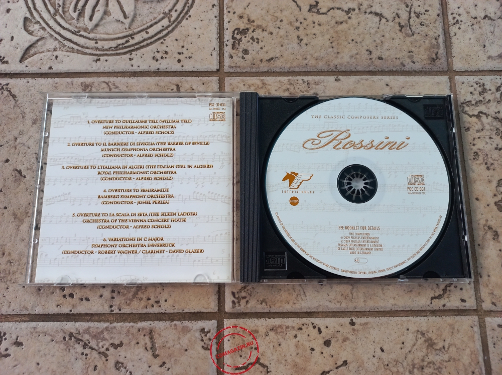 Audio CD: Gioacchino Rossini (1999) The Classic Composers Series Audio CD: Gioacchino Rossini (1999) The Classic Composers Series