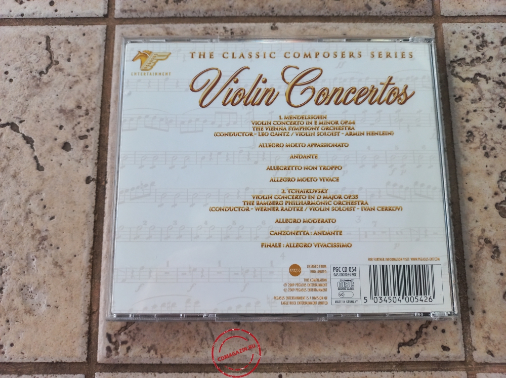 Audio CD: Vienna Symphonic Orchestra (2009) Violin Concertos Audio CD: Vienna Symphonic Orchestra (2009) Violin Concertos