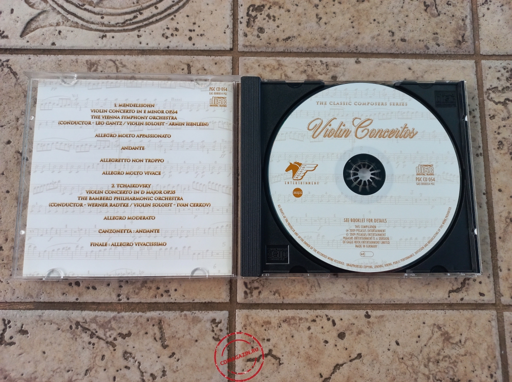 Audio CD: Vienna Symphonic Orchestra (2009) Violin Concertos Audio CD: Vienna Symphonic Orchestra (2009) Violin Concertos