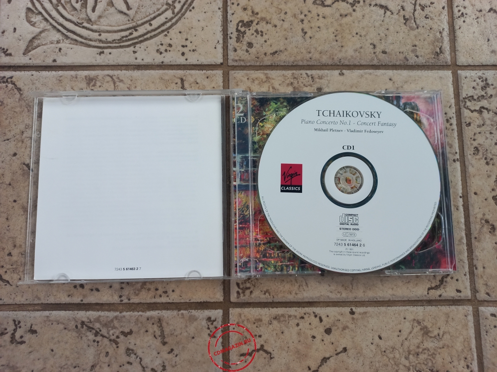 Audio CD: Mikhail Pletnev (1991) Tchaikovsky, Piano Concertos 1-3 + Concert Fantasy