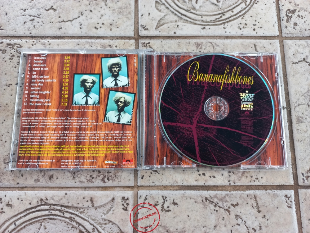 Audio CD: Bananafishbones (1999) Viva Conputa