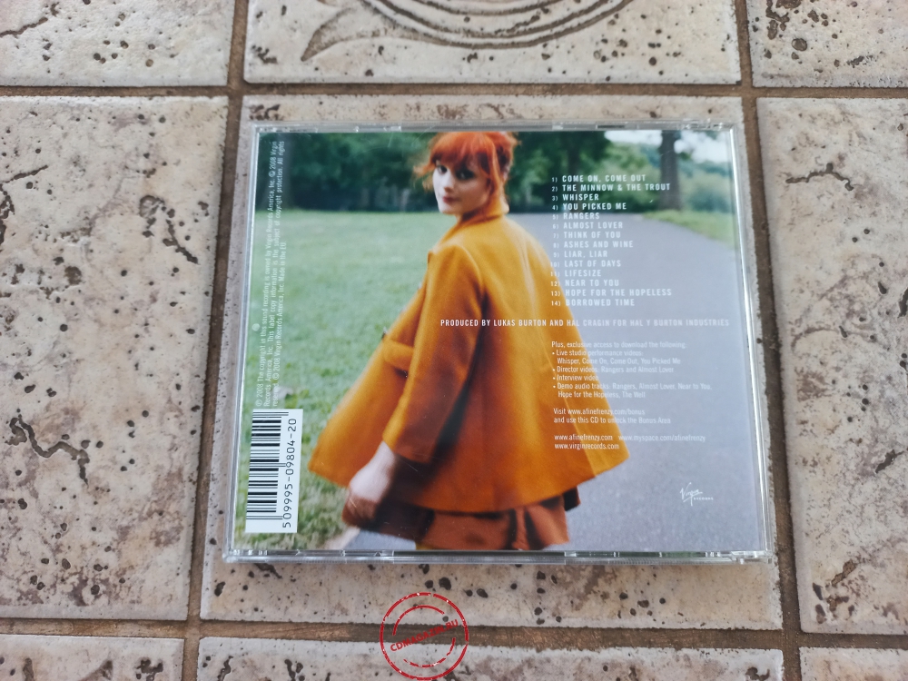 Audio CD: A Fine Frenzy (2007) One Cell In The Sea Audio CD: A Fine Frenzy (2007) One Cell In The Sea