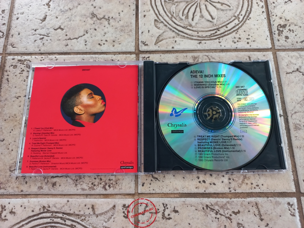 Audio CD: Adeva (1990) The 12 Inch Mixes Audio CD: Adeva (1990) The 12 Inch Mixes