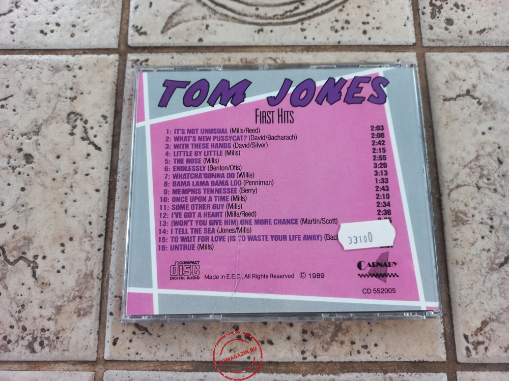 Audio CD: Tom Jones (1989) First Hits