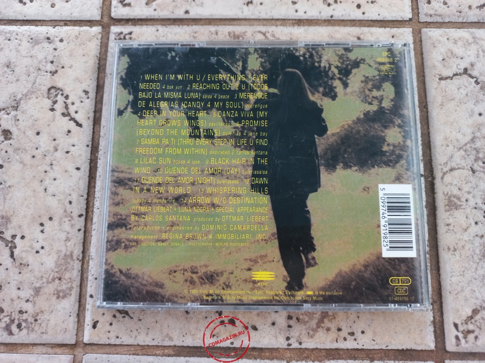 Audio CD: Ottmar Liebert & Luna Negra (1992) Solo Para Ti