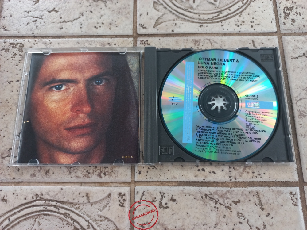 Audio CD: Ottmar Liebert & Luna Negra (1992) Solo Para Ti