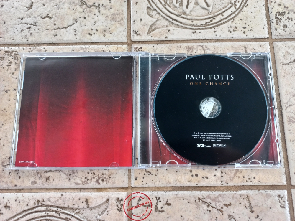 Audio CD: Paul Potts (2) (2007) One Chance