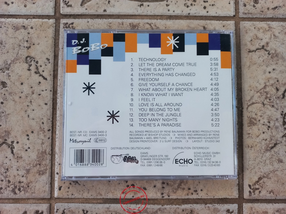 Audio CD: DJ Bobo (1994) There Is A Party