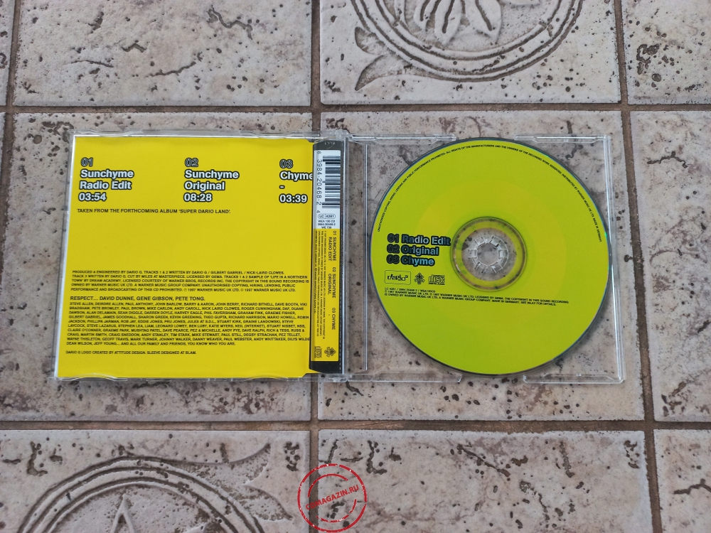 Audio CD: Dario G (1997) Sunchyme