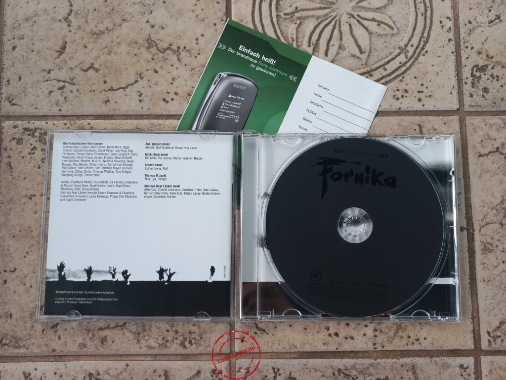 Audio CD: Die Fantastischen Vier (2007) Fornika
