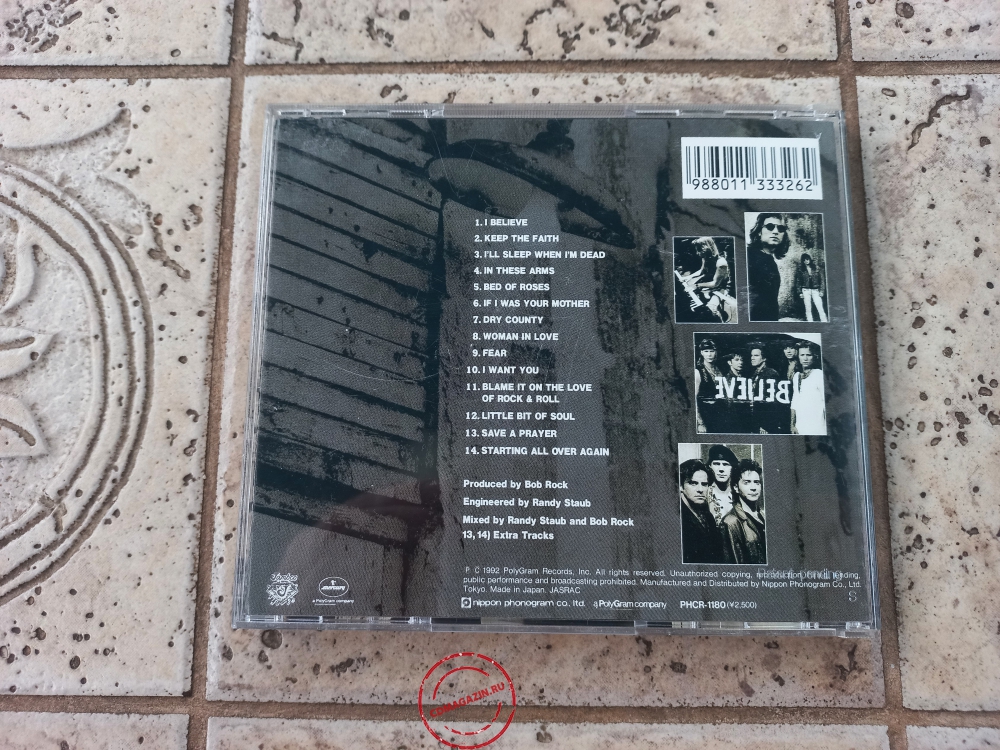 Audio CD: Bon Jovi (1992) Keep The Faith