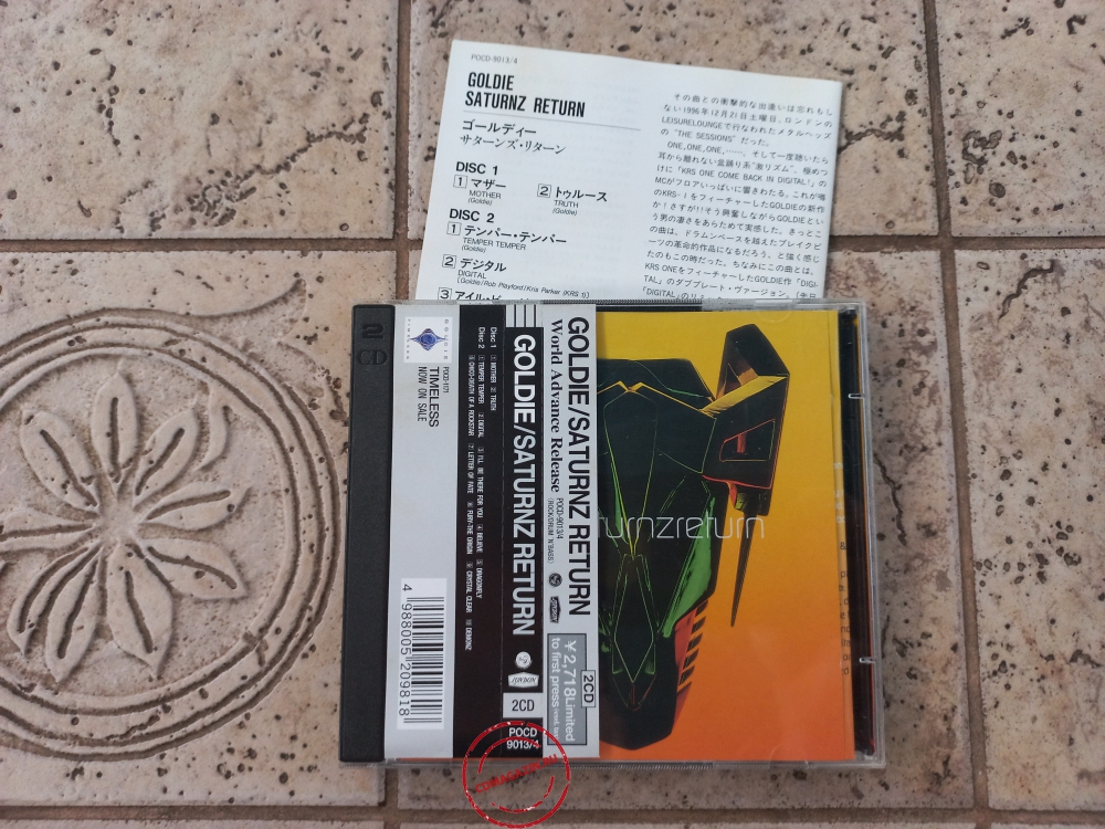 Audio CD: Goldie (1998) Saturnz Return
