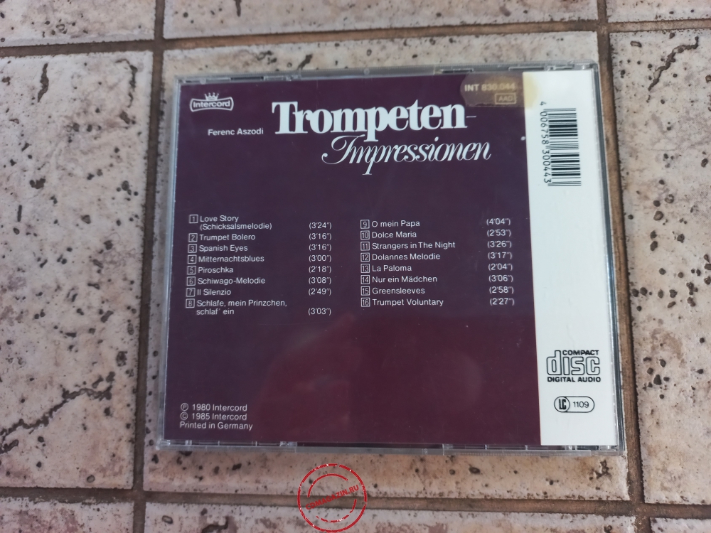 Audio CD: Ferenc Aszodi (1980) Trompeten-Impressionen Audio CD: Ferenc Aszodi (1980) Trompeten-Impressionen
