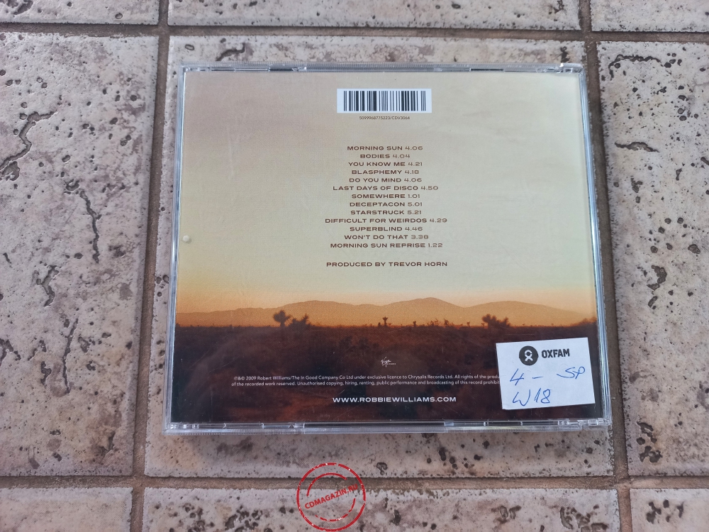 Audio CD: Robbie Williams (2009) Reality Killed The Video Star Audio CD: Robbie Williams (2009) Reality Killed The Video Star