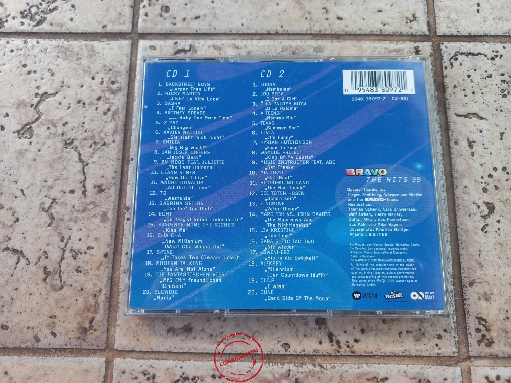 Audio CD: VA Bravo (1999) The Hits 99 Audio CD: VA Bravo (1999) The Hits 99