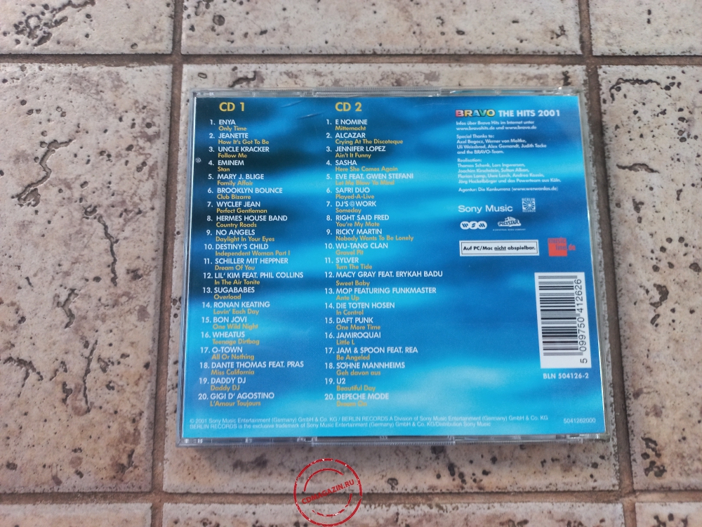 Audio CD: VA Bravo (2001) The Hits 2001 Audio CD: VA Bravo (2001) The Hits 2001