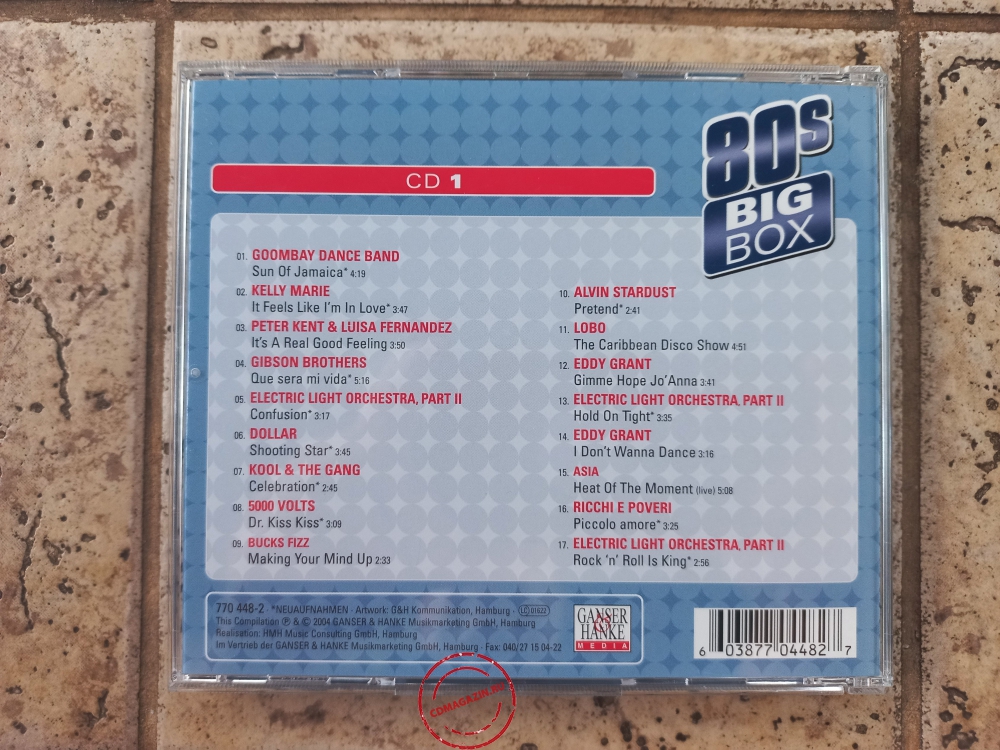 Audio CD: VA 80s Bigbox (2004) 50 Tracks Audio CD: VA 80s Bigbox (2004) 50 Tracks