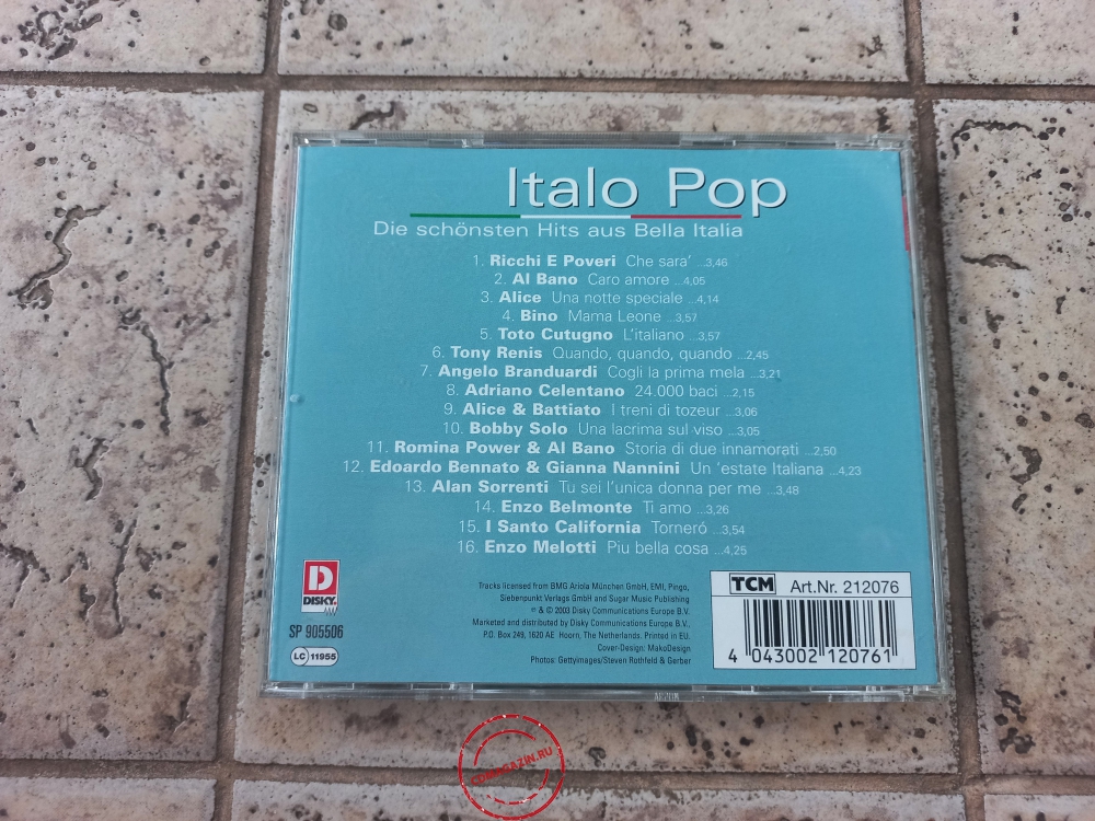 Audio CD: VA Italo Pop (2003) Die Schonsten Hits Aus Bella Italia