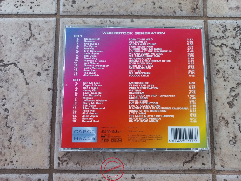Audio CD: VA Woodstock Generation (2004) Compilation Audio CD: VA Woodstock Generation (2004) Compilation