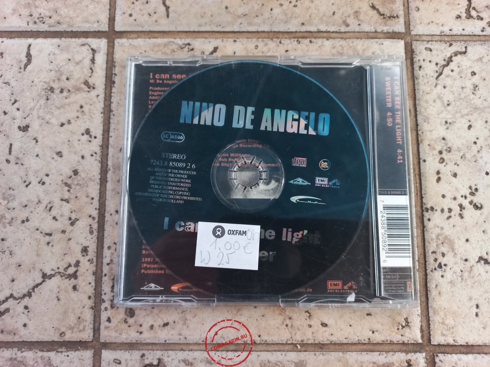 Audio CD: Nino De Angelo (1997) I Can See The Light Audio CD: Nino De Angelo (1997) I Can See The Light