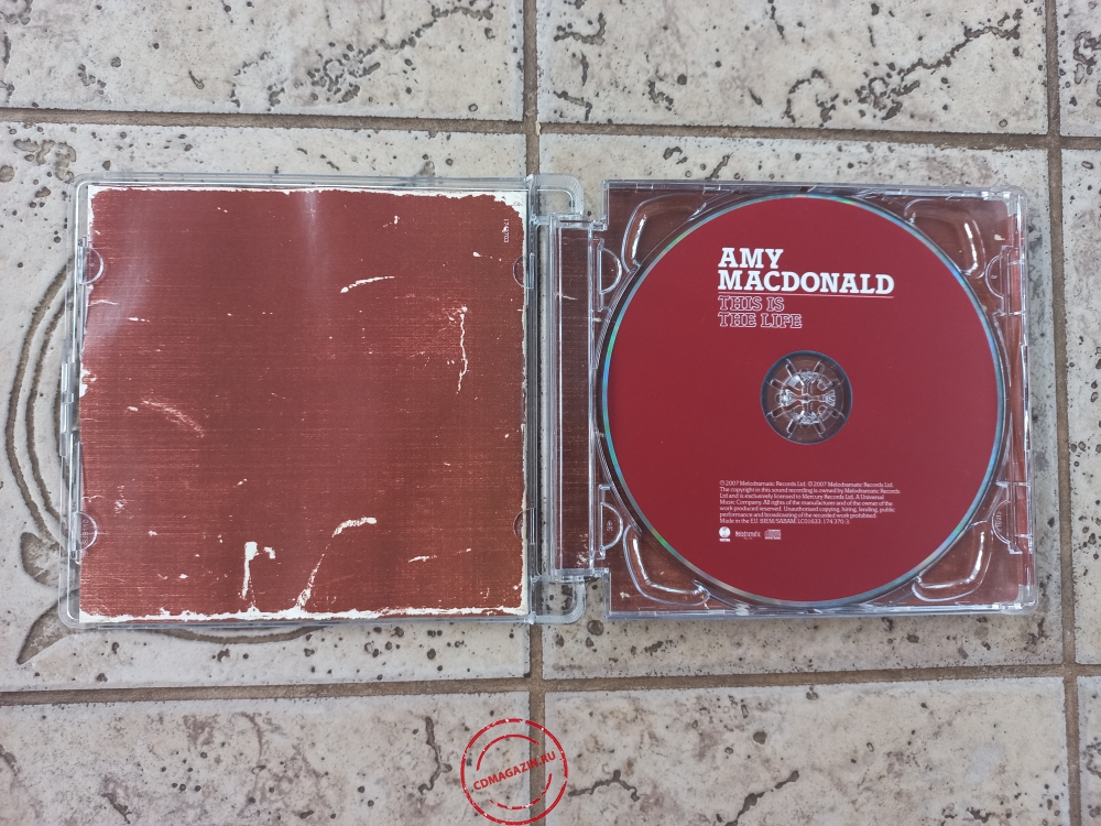 Audio CD: Amy MacDonald (2007) This Is The Life Audio CD: Amy MacDonald (2007) This Is The Life