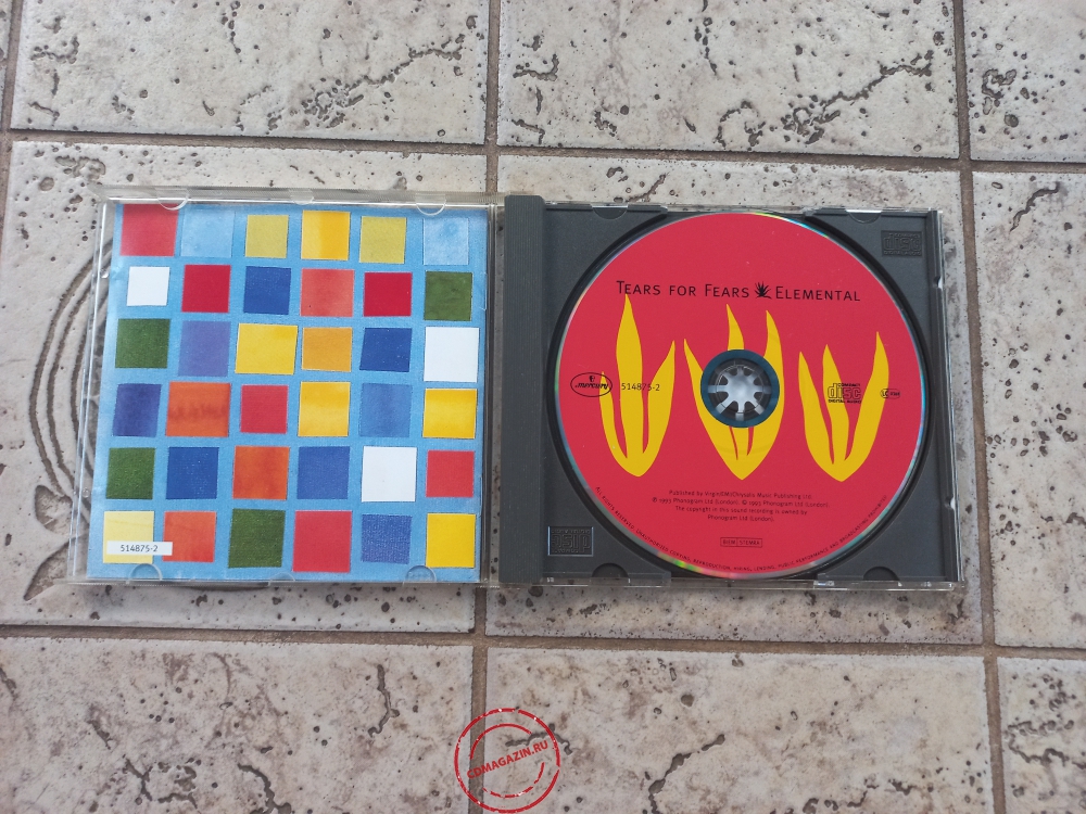 Audio CD: Tears For Fears (1993) Elemental Audio CD: Tears For Fears (1993) Elemental
