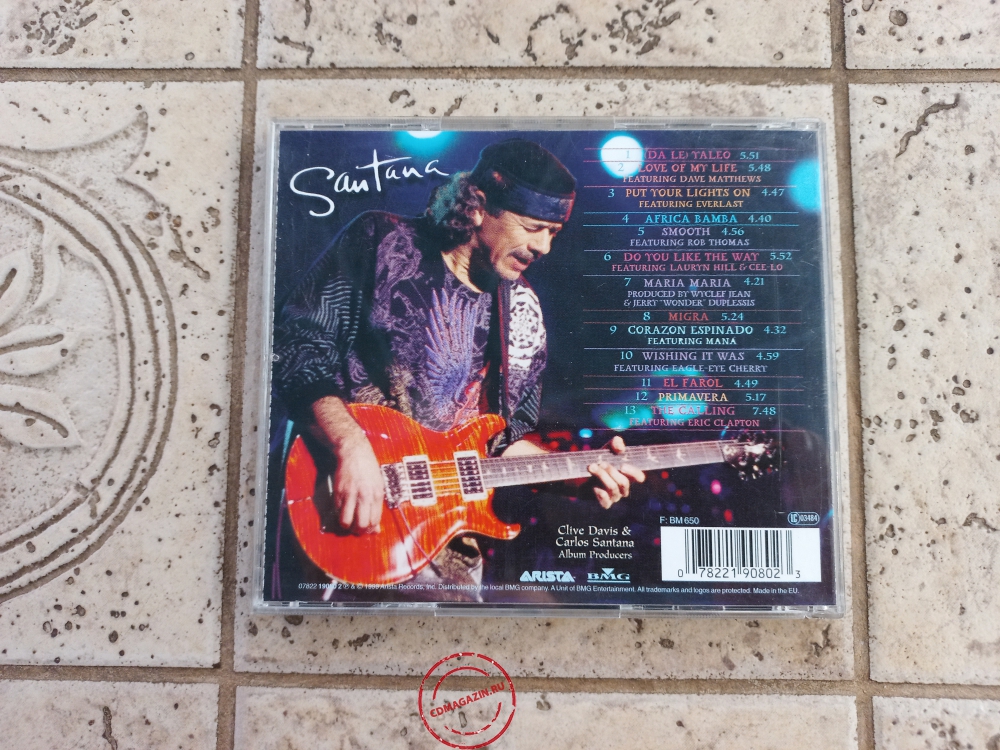 Audio CD: Santana (1999) Supernatural Audio CD: Santana (1999) Supernatural