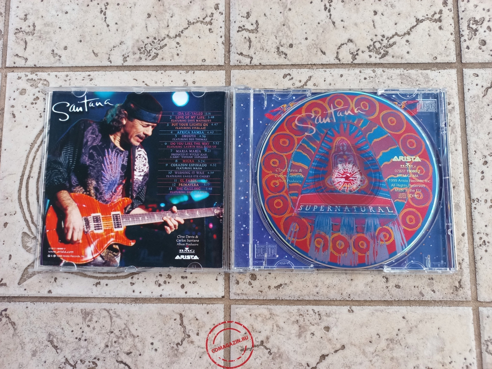 Audio CD: Santana (1999) Supernatural Audio CD: Santana (1999) Supernatural