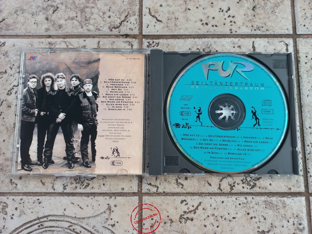 Audio CD: Pur (1993) Seiltanzertraum Audio CD: Pur (1993) Seiltanzertraum