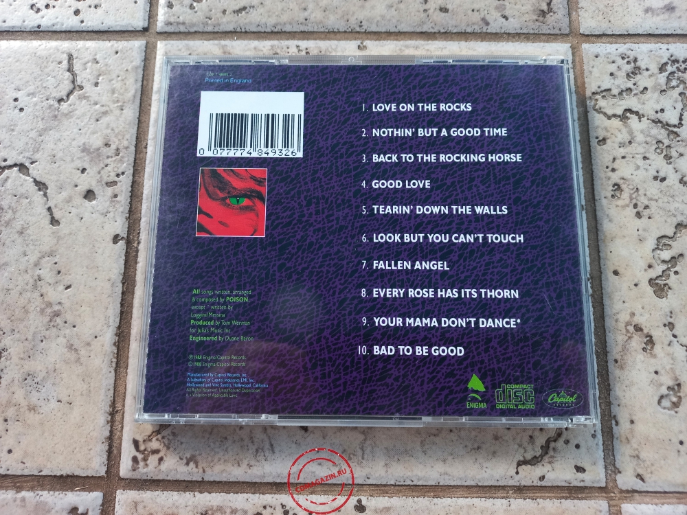 Audio CD: Poison (3) (1988) Open Up And Say....Ahh!