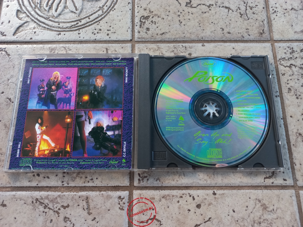 Audio CD: Poison (3) (1988) Open Up And Say....Ahh!