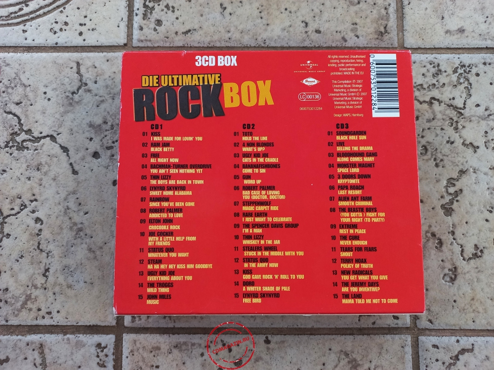 Audio CD: VA Die Ultimative Rock Box (2007) Compilation Audio CD: VA Die Ultimative Rock Box (2007) Compilation
