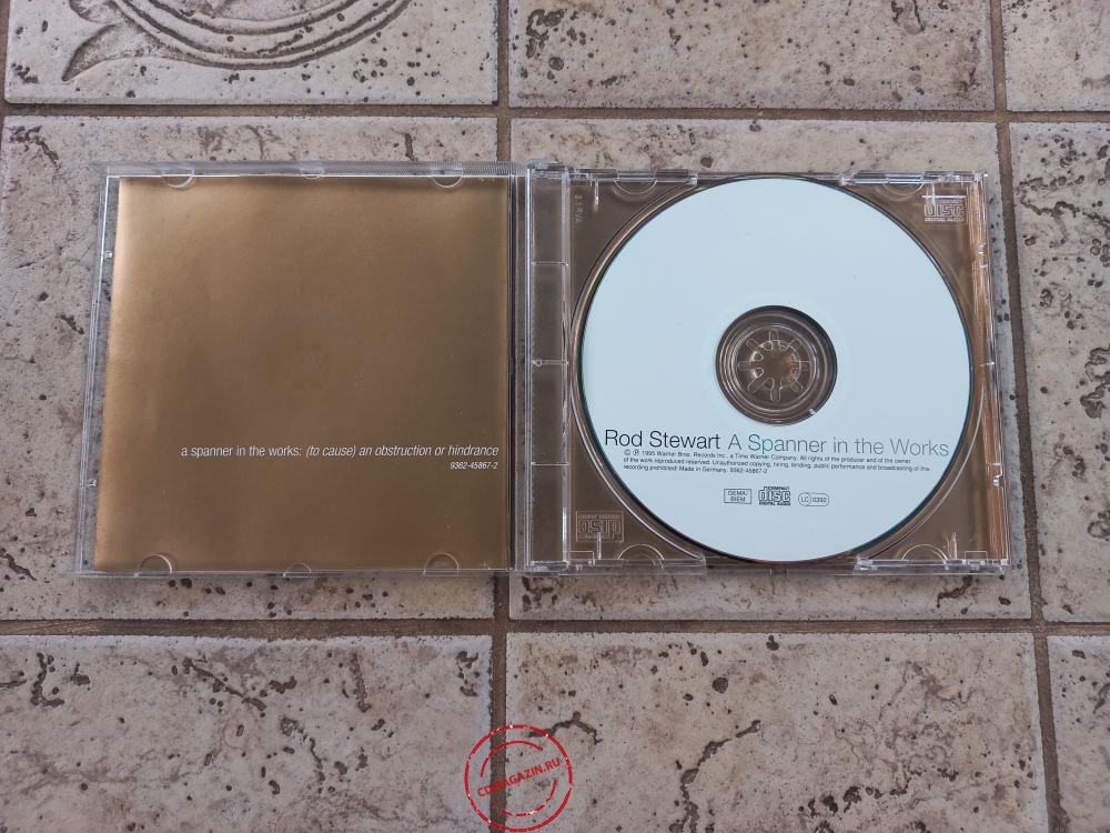 Audio CD: Rod Stewart (1995) A Spanner In The Works Audio CD: Rod Stewart (1995) A Spanner In The Works