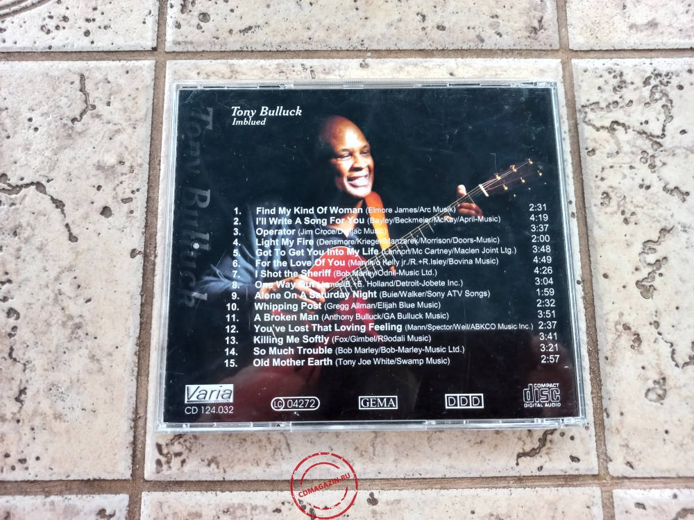 Audio CD: Tony Bulluck (2005) Imblued