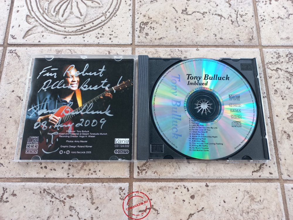 Audio CD: Tony Bulluck (2005) Imblued