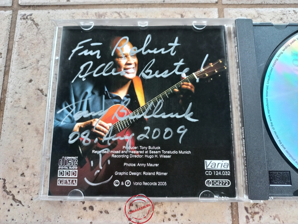 Audio CD: Tony Bulluck (2005) Imblued