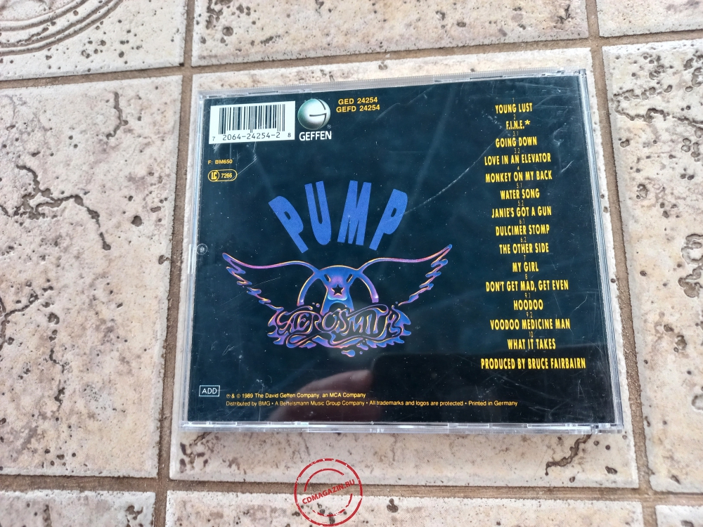 Audio CD: Aerosmith (1989) Pump Audio CD: Aerosmith (1989) Pump