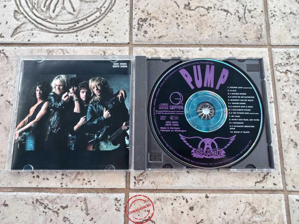 Audio CD: Aerosmith (1989) Pump Audio CD: Aerosmith (1989) Pump