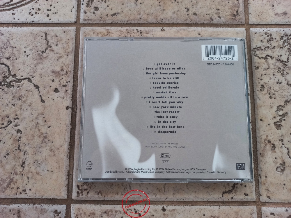 Audio CD: Eagles (1994) Hell Freezes Over